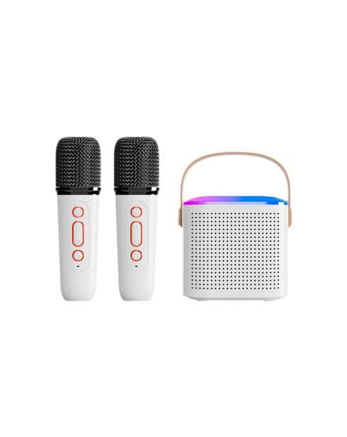 Mini Karaoké EKO Bluetooth 5.3 Modèle Taylor blanc