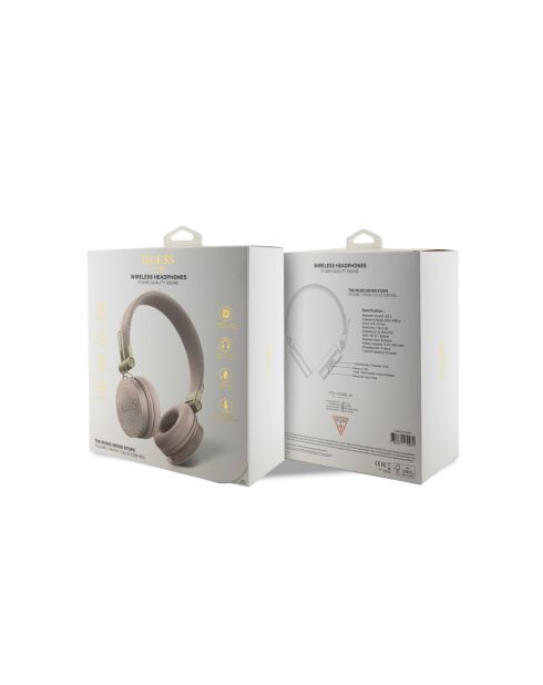 Guess 4G Bluetooth 5.3 roze hoofdtelefoon