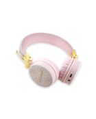 Guess 4G Bluetooth 5.3 roze hoofdtelefoon