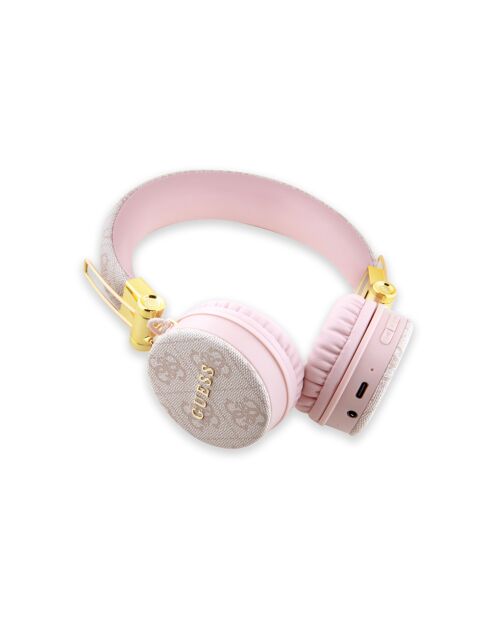 Guess 4G Bluetooth 5.3 roze hoofdtelefoon