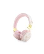 Guess 4G Bluetooth 5.3 roze hoofdtelefoon