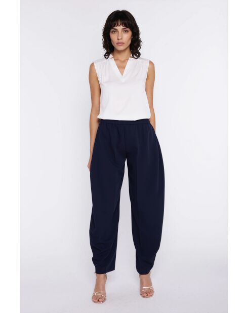 Marineblauwe broek Kalysaé