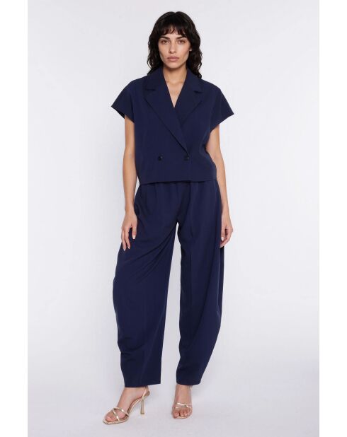 Marineblauwe broek Kalysaé