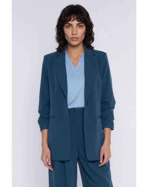 Chaqueta azul Elyrinoria