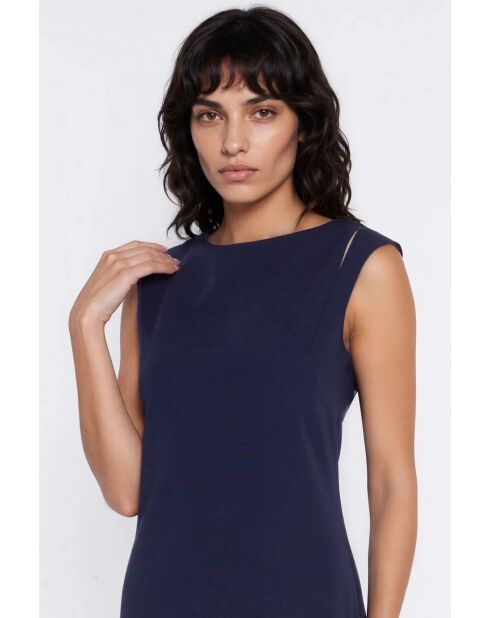 Marineblaues Kleid Oralya