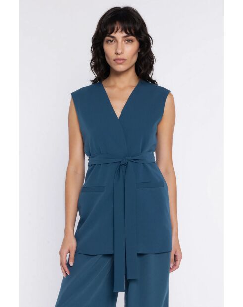 Chaqueta azul Elynorine