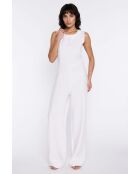Ecrufarbener Jumpsuit Yloria