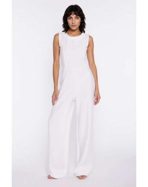 Ecrufarbener Jumpsuit Yloria