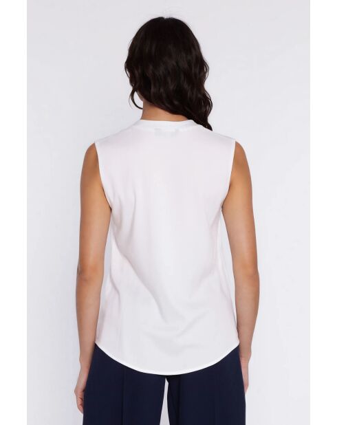 Ecrufarbene Bluse Calista