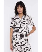 Blouse met Cleophee-patroon