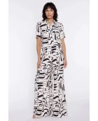 Blouse met Cleophee-patroon