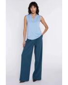 Lichtblauwe blouse Zélia