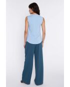 Lichtblauwe blouse Zélia