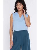 Lichtblauwe blouse Zélia