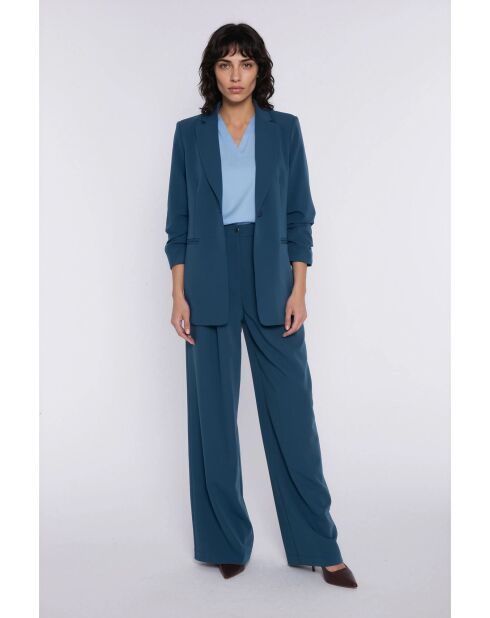 Lichtblauwe blouse Zélia