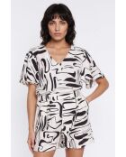 Blouse met Naëlys-patroon