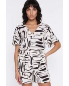 Blouse met Naëlys-patroon