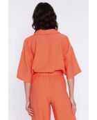 Alyra orangefarbenes Hemd