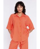 Alyra orangefarbenes Hemd