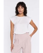 Ecrufarbene Bluse Kaelia