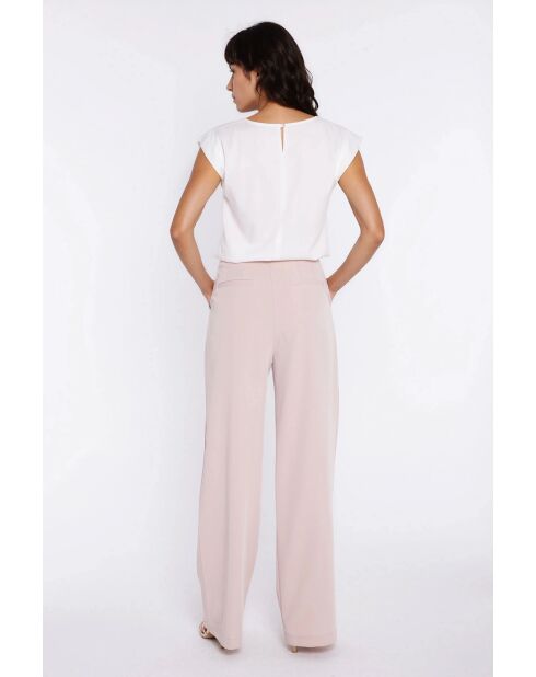 Ecrufarbene Bluse Kaelia