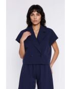 Marineblauwe jas Orinora