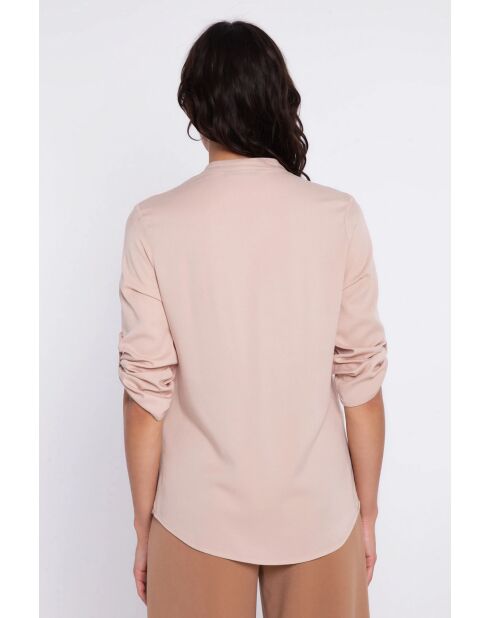 Beigefarbene Bluse Esmée