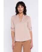 Beigefarbene Bluse Esmée