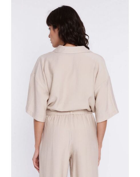 Camicia beige Soraya