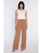 Ecrufarbene Bluse Azélie