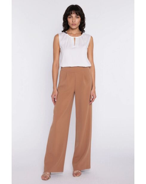 Ecrufarbene Bluse Azélie