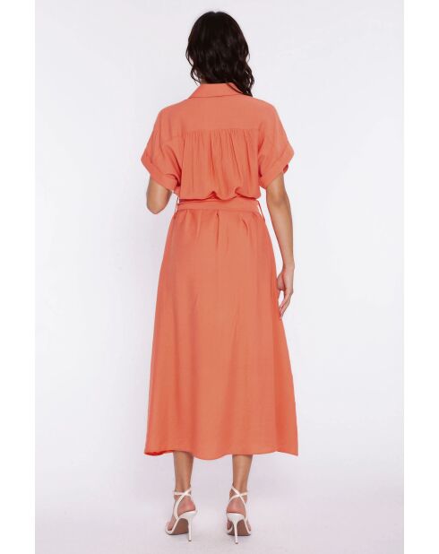 Vestido naranja Nelyra