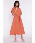 Vestido naranja Nelyra