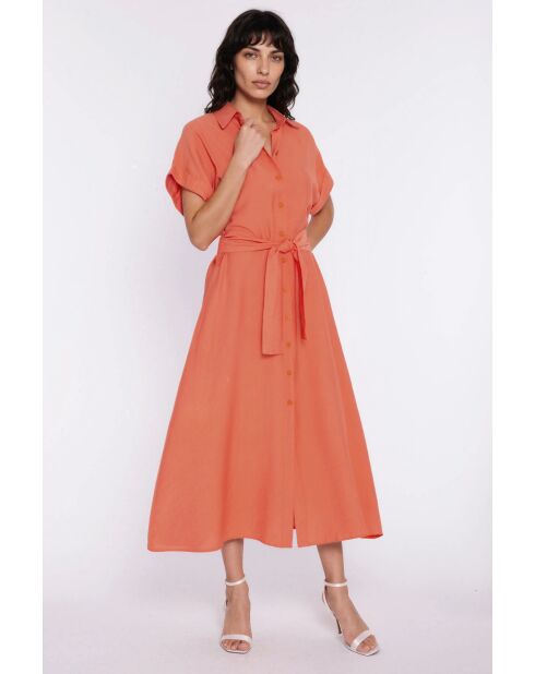 Vestido naranja Nelyra