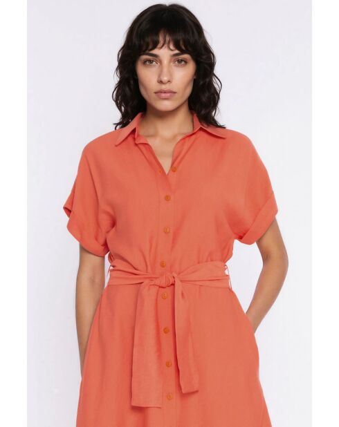 Vestido naranja Nelyra