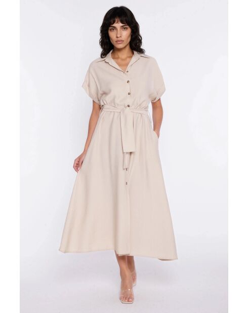 Beige jurk Ylora