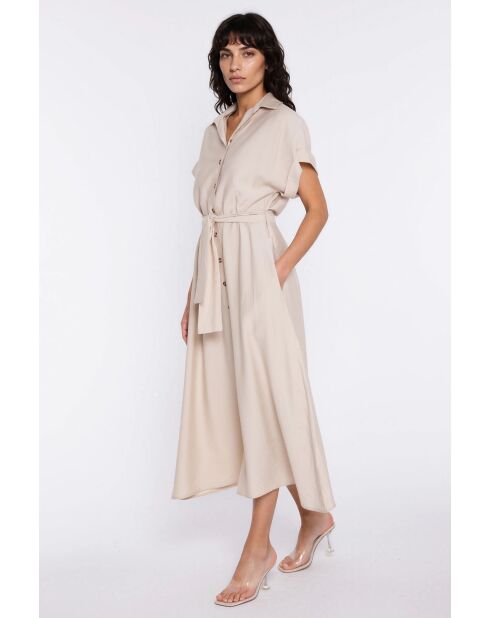 Beige jurk Ylora