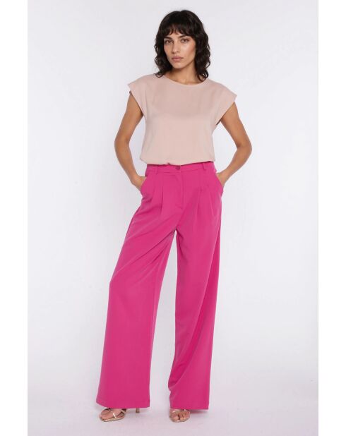 Beigefarbene Bluse Aeris