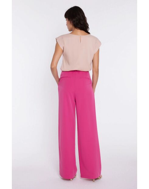 Beigefarbene Bluse Aeris