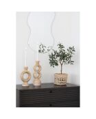 Brauner Kerzenhalter aus Keramik - 95x107x305 cm