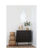 Brauner Kerzenhalter aus Keramik - 95x107x305 cm