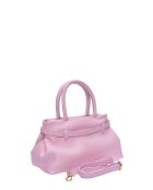 Anaïs roze leren draagtas - 17,5x26x13 cm