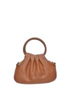 Inna Handtasche aus cognacfarbenem Leder - 16x22x12 cm