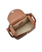 Alessandra Handtasche aus cognacfarbenem Leder - 17x26x12,5 cm