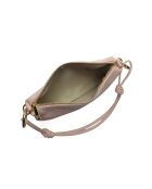 Schultertasche Capucine aus Leder in Rosa - 16x25cm