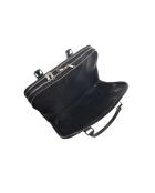 Kiara Laptoptasche aus schwarzem Leder, 28 x 36 x 11,5 cm