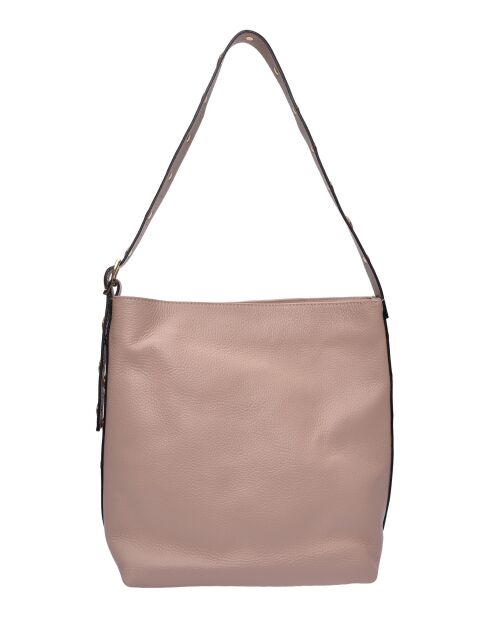 Léa schoudertas van poederleer - 34x28x12,5 cm