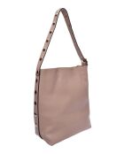 Léa schoudertas van poederleer - 34x28x12,5 cm