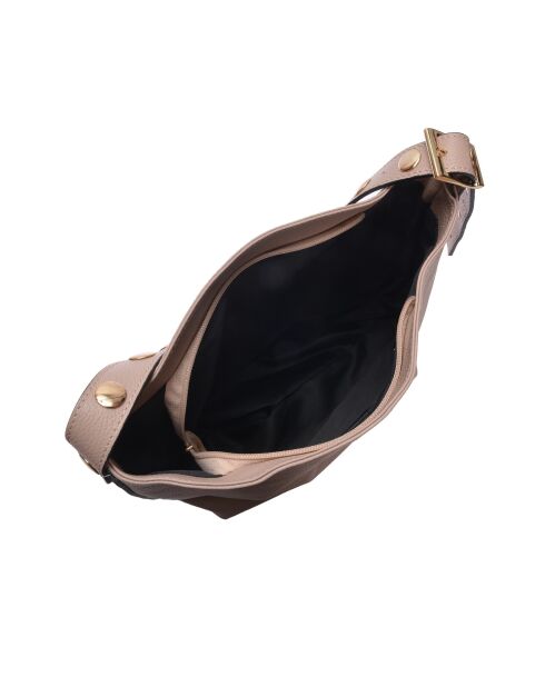 Léa schoudertas van poederleer - 34x28x12,5 cm