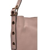 Léa schoudertas van poederleer - 34x28x12,5 cm